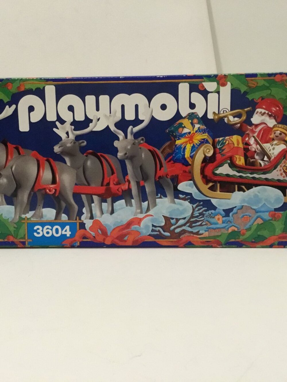 Christmas Collectible Playmobil set #3604/Santa's Magic Sleigh